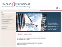 Tablet Screenshot of leading-operations.de
